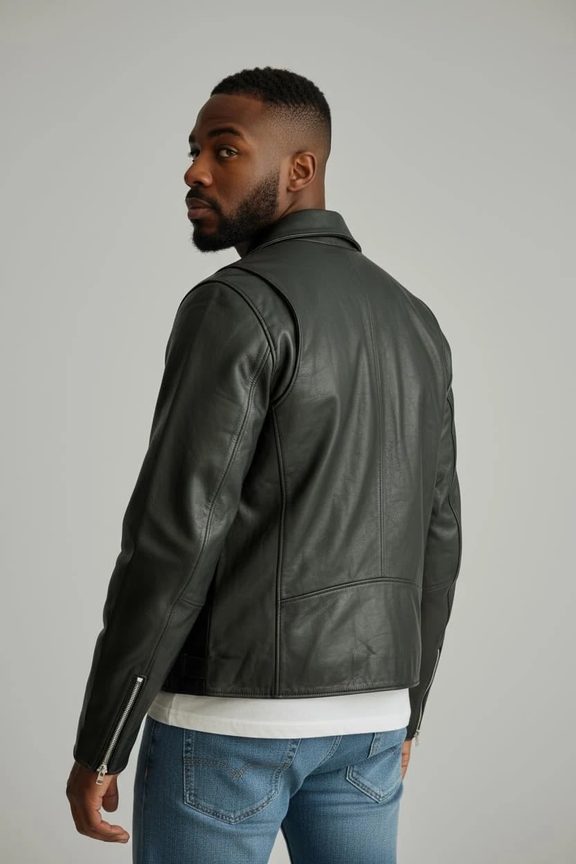 Herren Lederjacke aus Rindsleder