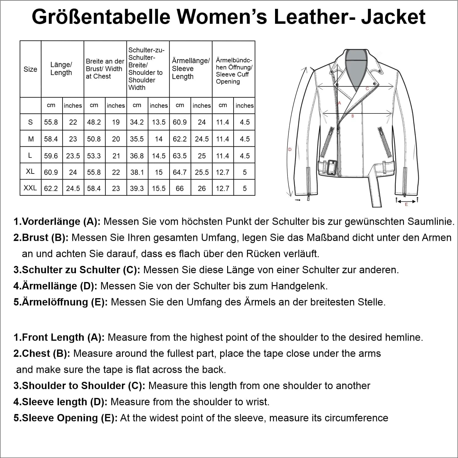 Damen Lederjacke aus Rindsleder