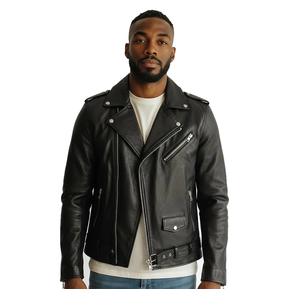Herren Lederjacke aus Rindsleder