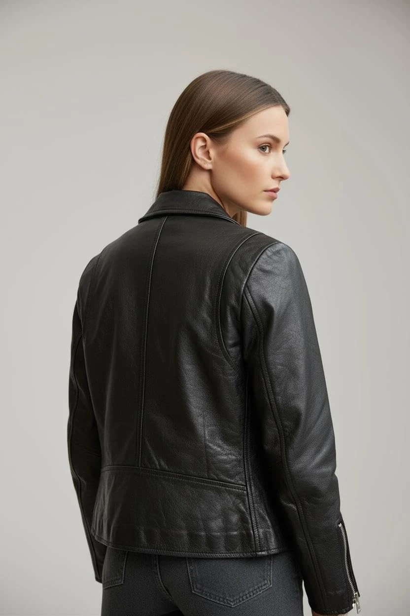 Damen Lederjacke aus Rindsleder