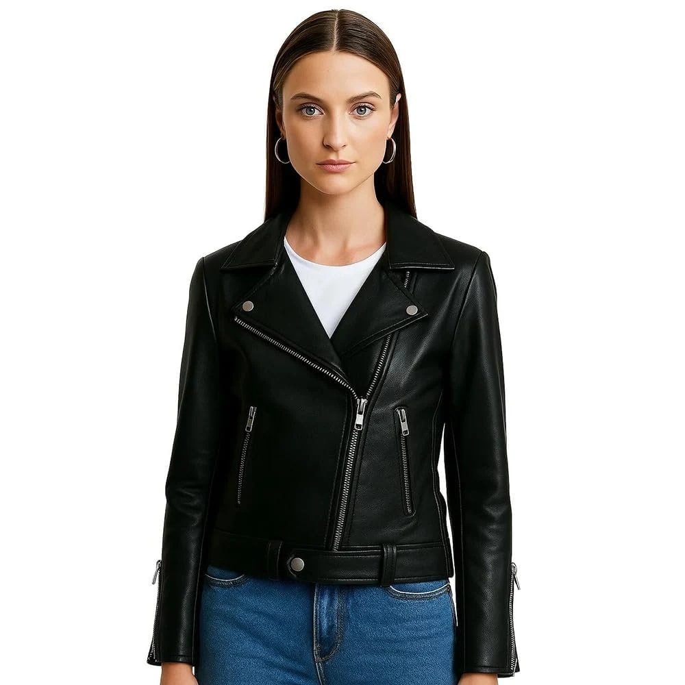 Damen Lederjacke aus Rindsleder